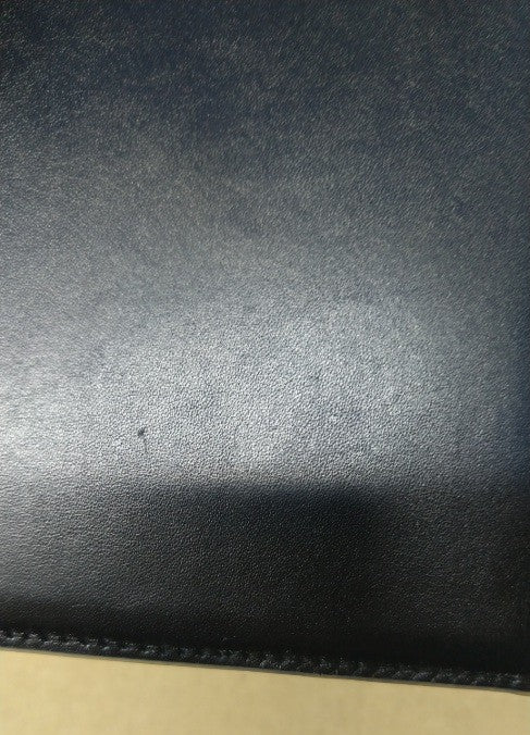 【訳アリ品】システム手帳/手帳/アナログ回帰/バイブル型/海外製/牛革/レザー/リング径 15mm/箱入り/ネイビー/紺色/154021/RYU'S ONE