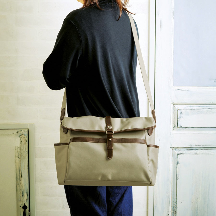 【豊岡鞄®認定品】豊岡製／日本製／国産／漁網／廃漁網／ナイロン製／リサイクル／ショルダーバッグ／ショルダー／ヨコ型／561011／全３色／KANEDAITO【12月25日発売予定】