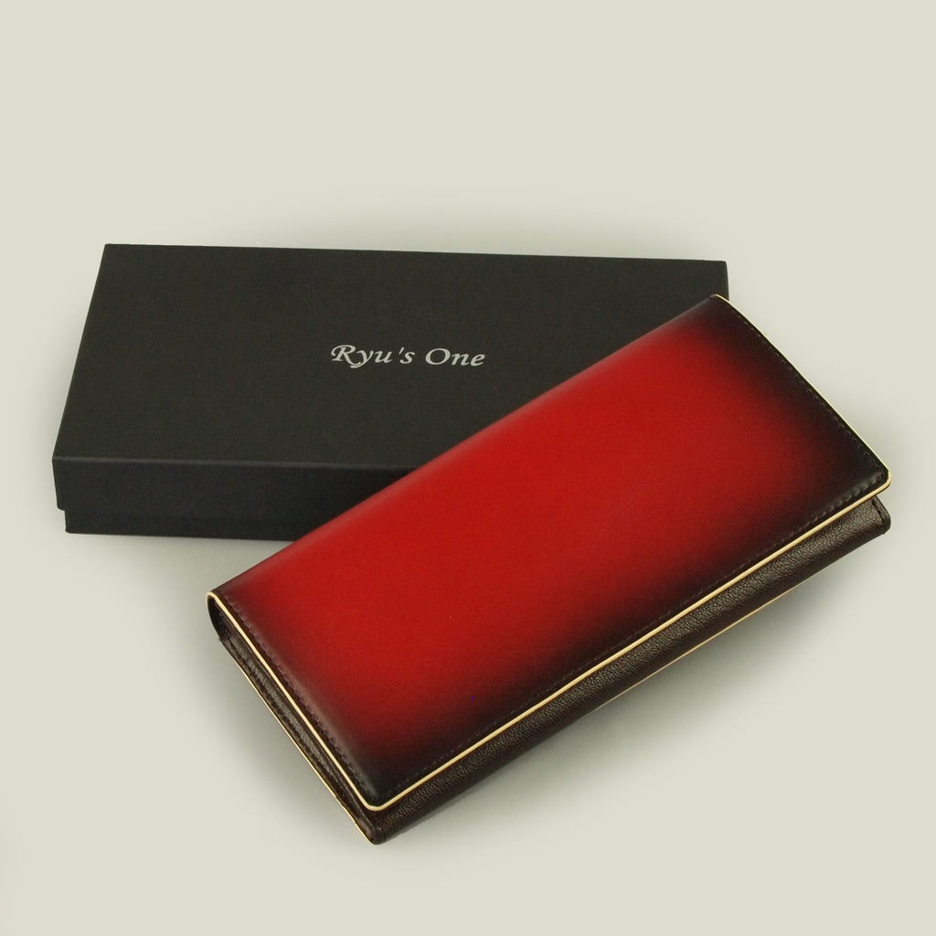 海外製／牛革／ロングウォレット／長財布／財布／RYU'S ONE／154004