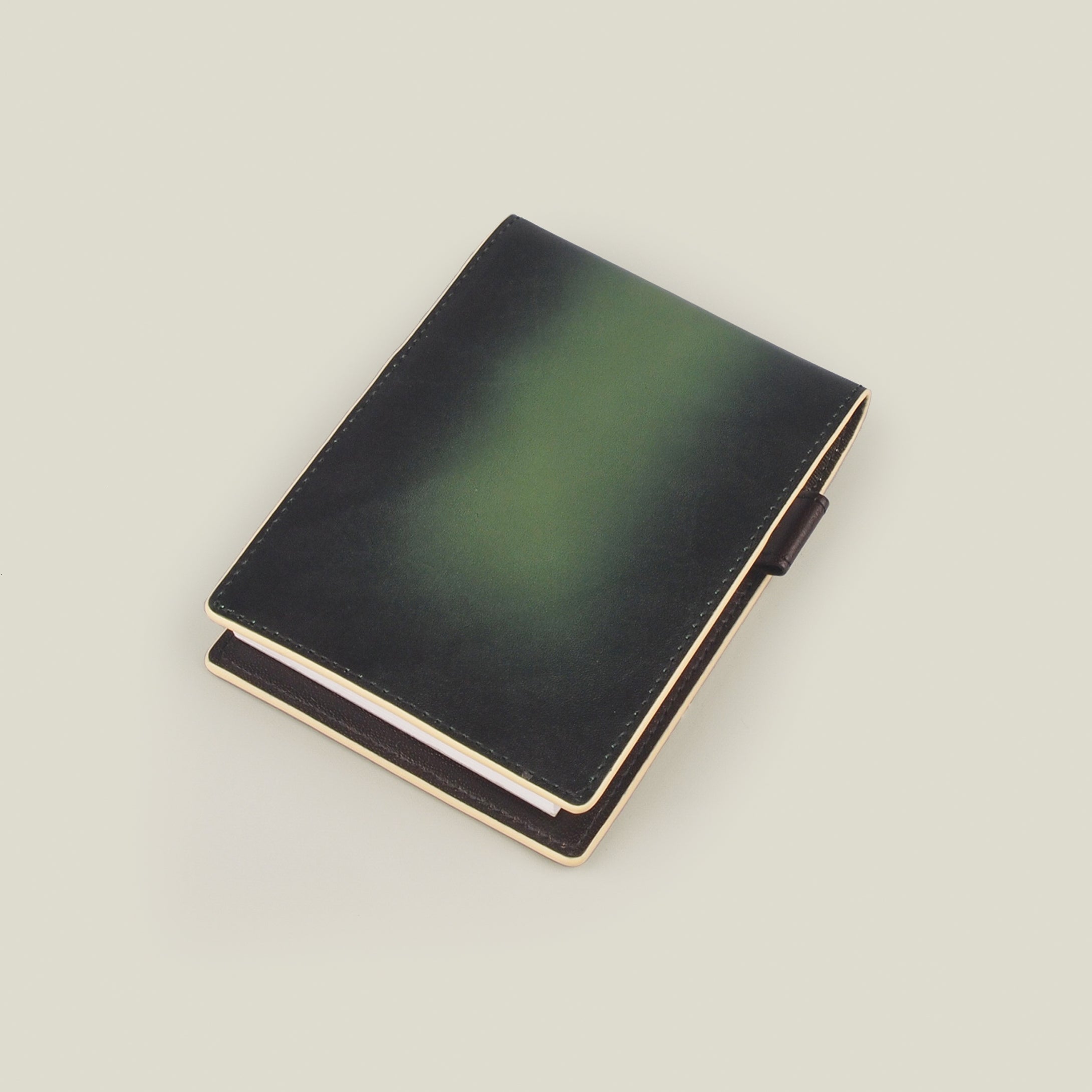 期間限定60％OFF】海外製／牛革／メモ帳／メモカバー／メモ帳カバー