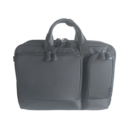 【NEW】海外製／A4対応／45cm／２BOX／マチ拡張／人気No.1／エキスパンダブル／ビジネスバッグ／ブラック／黒色／102542／RYU'S ONE【2025年モデル】