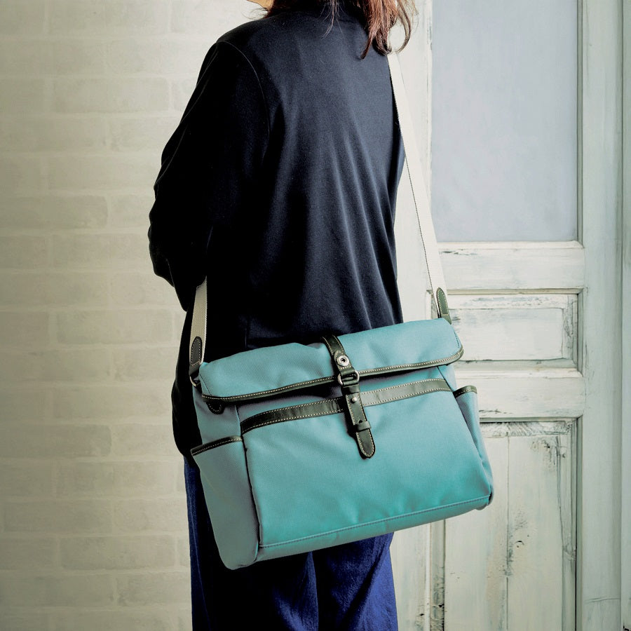 【豊岡鞄®認定品】豊岡製／日本製／国産／漁網／廃漁網／ナイロン製／リサイクル／ショルダーバッグ／ショルダー／ヨコ型／561011／全３色／KANEDAITO【12月25日発売予定】