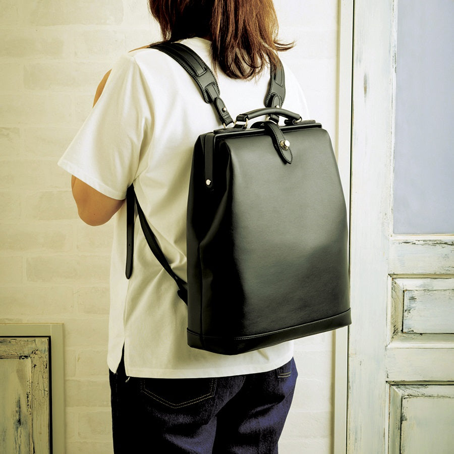 【豊岡鞄 認定品】豊岡製／日本製／国産／人工皮革／竹／間伐竹／リサイクル／ビーガン／バンブレナ／リュック／ダレスリュック／ダレス／タテ型／2way／563010／全５色／KANEDAITO【2026年3月発売】