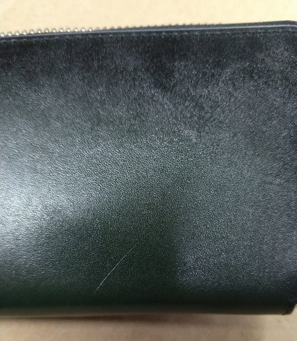 【訳アリ品】海外製／牛革／レザー／小銭入れ／コインケース／カードホルダー／箱入り／グリーン／緑色／154002