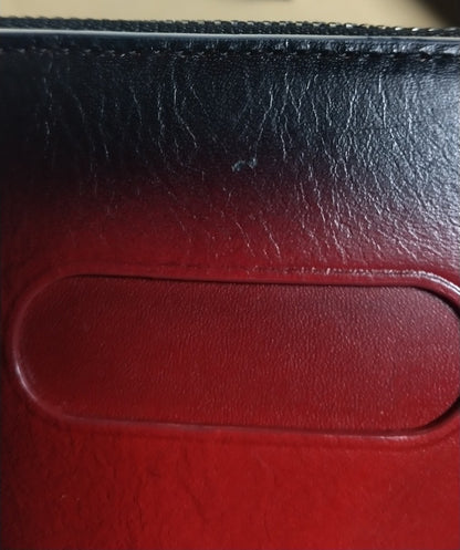 【訳アリ品】海外製／牛革／レザー／小銭入れ／コインケース／カードホルダー／箱入り／レッド／赤色／2026年ラッキーカラー／154002