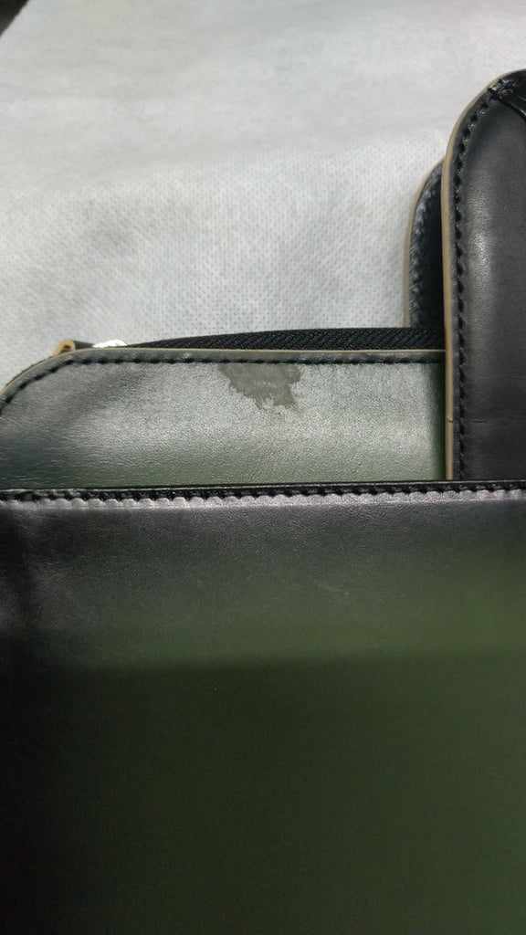 【訳アリ品】海外製／牛革／クラッチバッグ／抜き手／薄い／細い／スリム／154008／グリーン／緑色