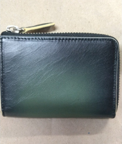 【訳アリ品】海外製／牛革／スマートキー／キーケース／４連フック／グリーン／緑色／154011