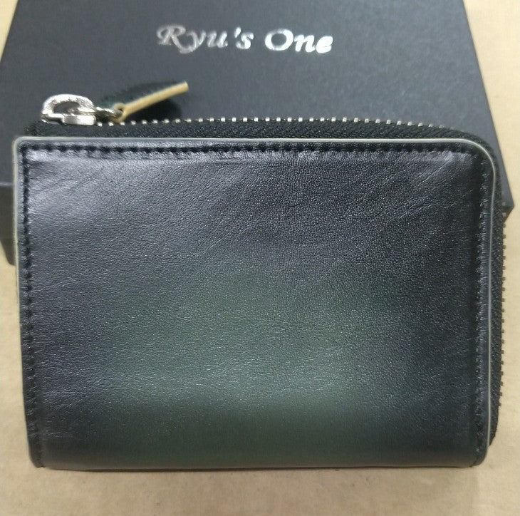 【訳アリ品】海外製／牛革／スマートキー／キーケース／４連フック／グリーン／緑色／154011
