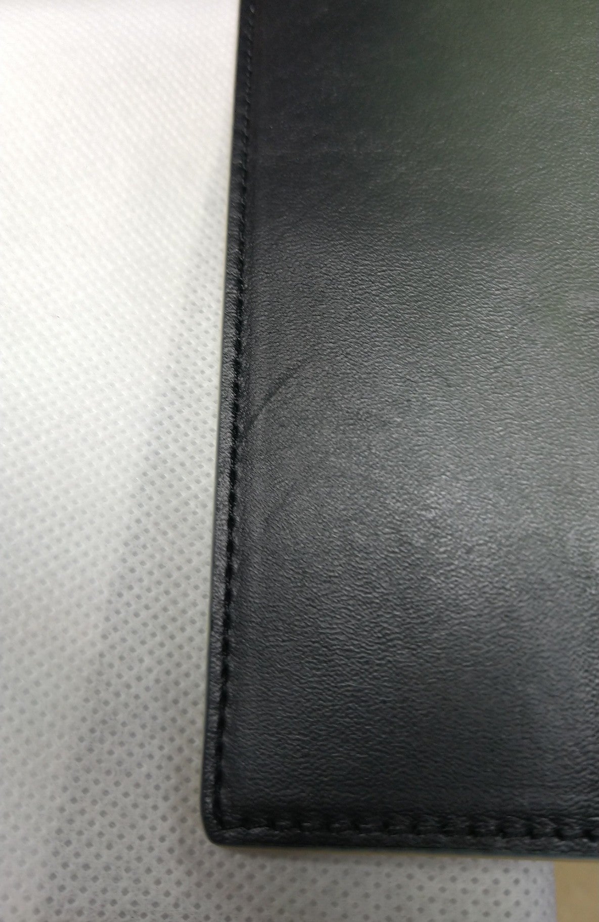 【訳アリ品】海外製／牛革／レザー／牛革製／ブックカバー／革製ブックカバー／しおり付き／文庫本／文庫判／サイズ調整可／読書／紙の本／箱入り／グリーン／緑色／154019