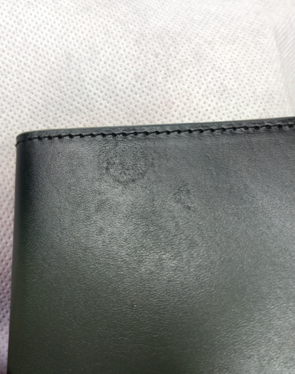 【訳アリ品】海外製／牛革／レザー／牛革製／ブックカバー／革製ブックカバー／しおり付き／文庫本／文庫判／サイズ調整可／読書／紙の本／箱入り／グリーン／緑色／154019