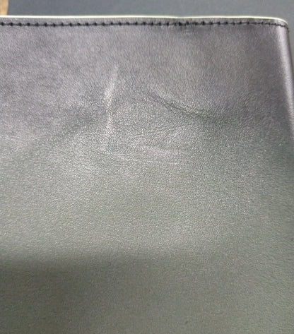 【訳アリ品】海外製／牛革／レザー／牛革製／ブックカバー／革製ブックカバー／しおり付き／文庫本／文庫判／サイズ調整可／読書／紙の本／箱入り／グリーン／緑色／154019