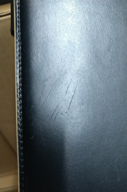 【訳アリ品】システム手帳／手帳／アナログ回帰／革の手帳／海外製／牛革／革／レザー／リング径 11mm／スリム型／グリーン／緑色／154020