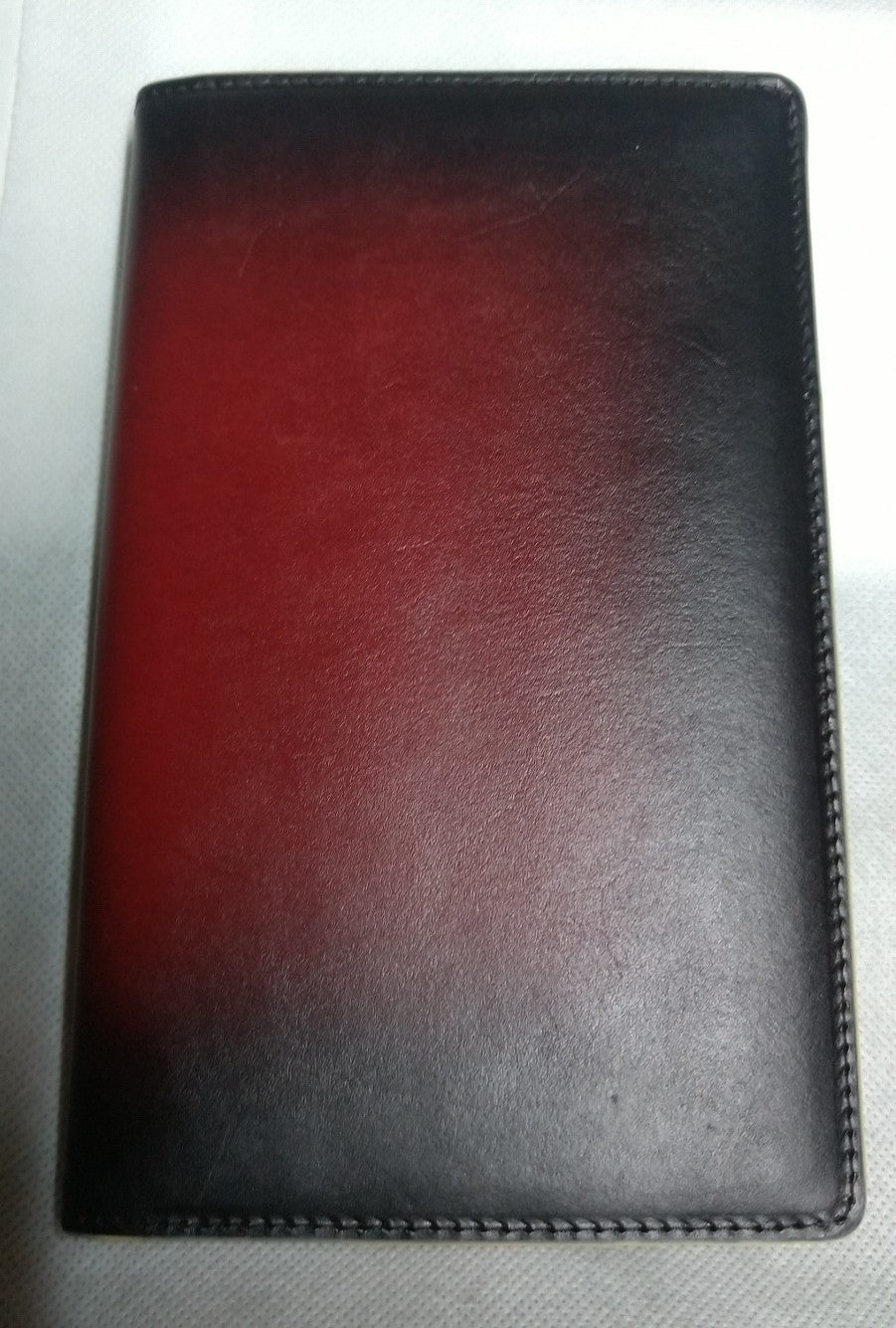 【訳アリ品】システム手帳／手帳／アナログ回帰／革の手帳／海外製／牛革／革／レザー／リング径 11mm／スリム型／レッド／赤色／2026年ラッキーカラー／154020