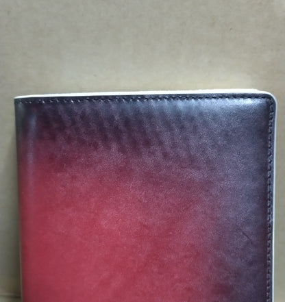 【訳アリ品】システム手帳／手帳／アナログ回帰／革の手帳／海外製／牛革／革／レザー／リング径 11mm／スリム型／レッド／赤色／2026年ラッキーカラー／154020