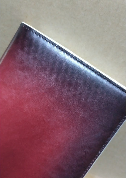 【訳アリ品】システム手帳／手帳／アナログ回帰／革の手帳／海外製／牛革／革／レザー／リング径 11mm／スリム型／レッド／赤色／2026年ラッキーカラー／154020