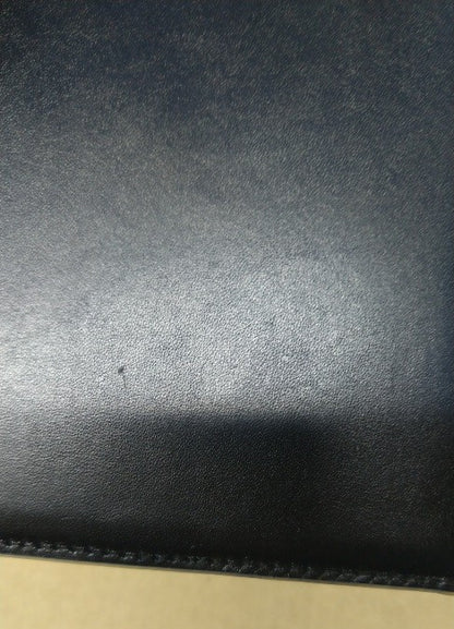 【訳アリ品】システム手帳／手帳／アナログ回帰／バイブル型／海外製／牛革／レザー／リング径 15mm／箱入り／ネイビー／紺色／154021／RYU'S ONE