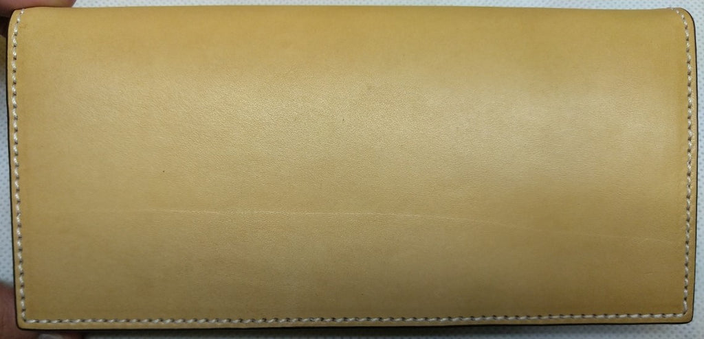 【訳アリ品】海外製／革製／牛革／ヌメ革／イタリアンヌメ／長財布／長札入／154064／RYU'S ONE