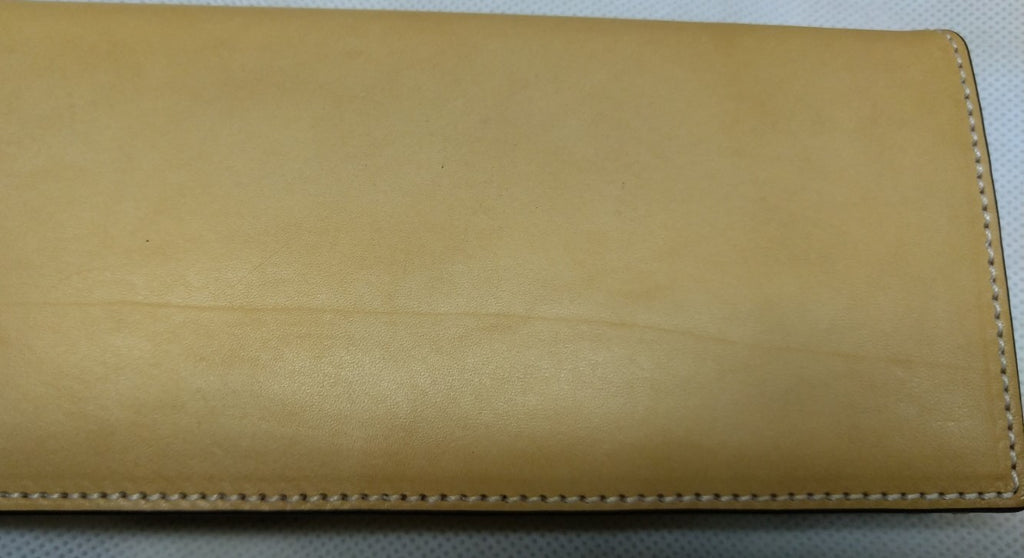 【訳アリ品】海外製／革製／牛革／ヌメ革／イタリアンヌメ／長財布／長札入／154064／RYU'S ONE