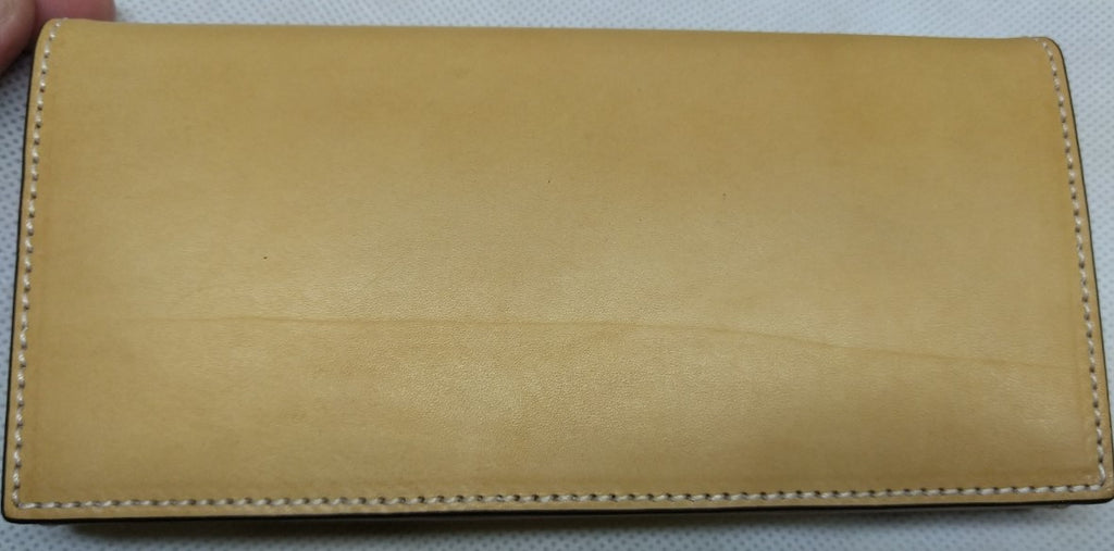 【訳アリ品】海外製／革製／牛革／ヌメ革／イタリアンヌメ／長財布／長札入／154064／RYU'S ONE