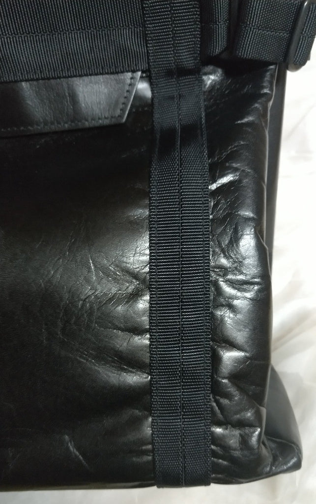 【訳アリ品】豊岡製／日本製／国産／牛革／天ファスナー／ビジネスバッグ／ボストン型／ビジネスボストン／ブラック／黒色／505012