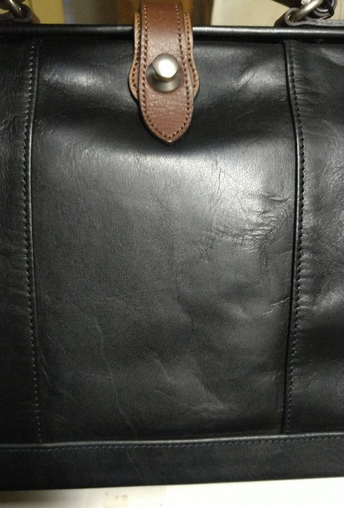 【訳アリ品】豊岡製／日本製／国産／牛革／レザー／ダレスバッグＳ／ショルダーバッグ／505046／黒色／ブラック【期間限定】