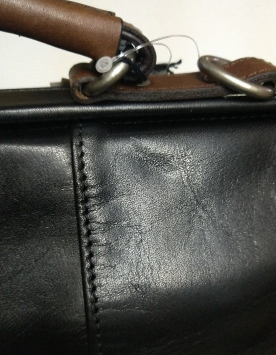 【訳アリ品】豊岡製／日本製／国産／牛革／レザー／ダレスバッグＳ／ショルダーバッグ／505046／黒色／ブラック【期間限定】