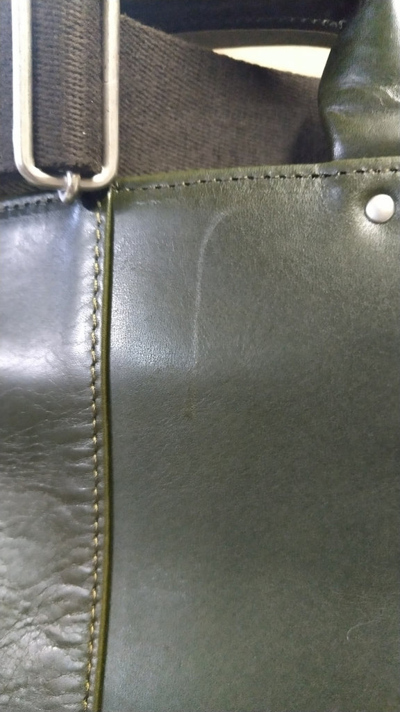【訳アリ品】豊岡製／日本製／牛革／レザー／ボストンバッグ／旅行／出張／グリーン／緑色／カーキ色／505057