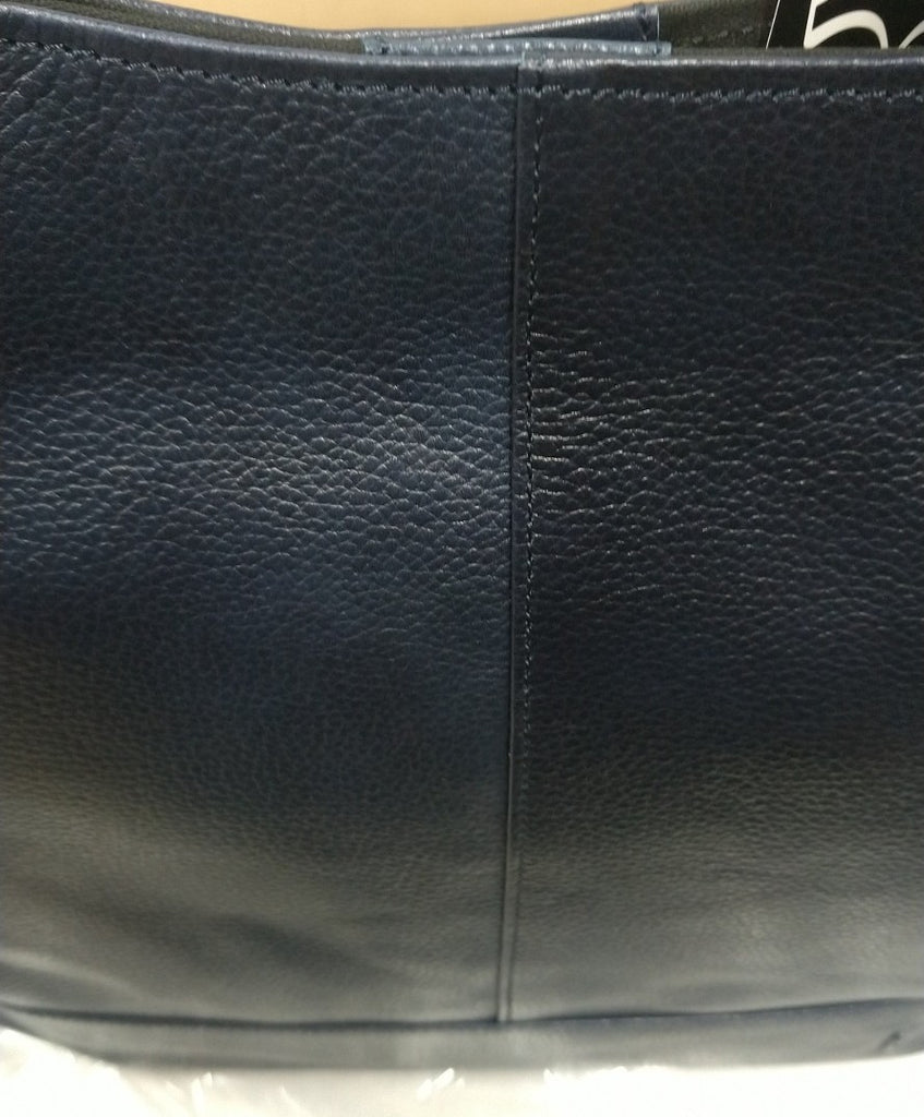 【訳アリ品】豊岡製／日本製／国産／牛革／A4対応／口折れ／トートバッグ／ショルダーバッグ／クラッチバッグ／ネイビー／紺色／505063