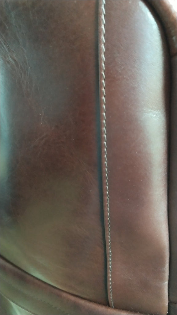 【訳アリ品】日本製／豊岡製／国産／牛革／レザー／革リュック／リュック／蒸れ軽減／505069／ブラウン／茶色【期間限定】