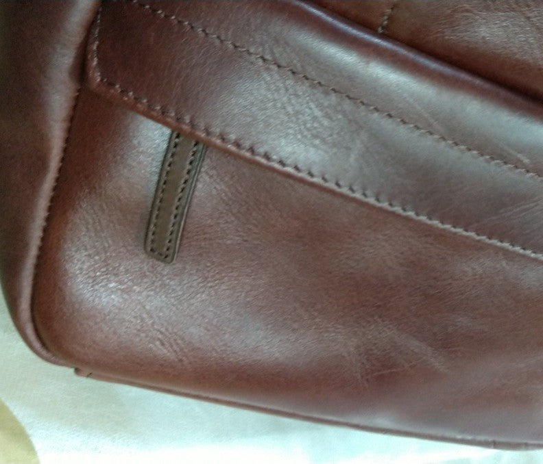 【訳アリ品】日本製／豊岡製／国産／牛革／レザー／革リュック／リュック／蒸れ軽減／505069／ブラウン／茶色【期間限定】