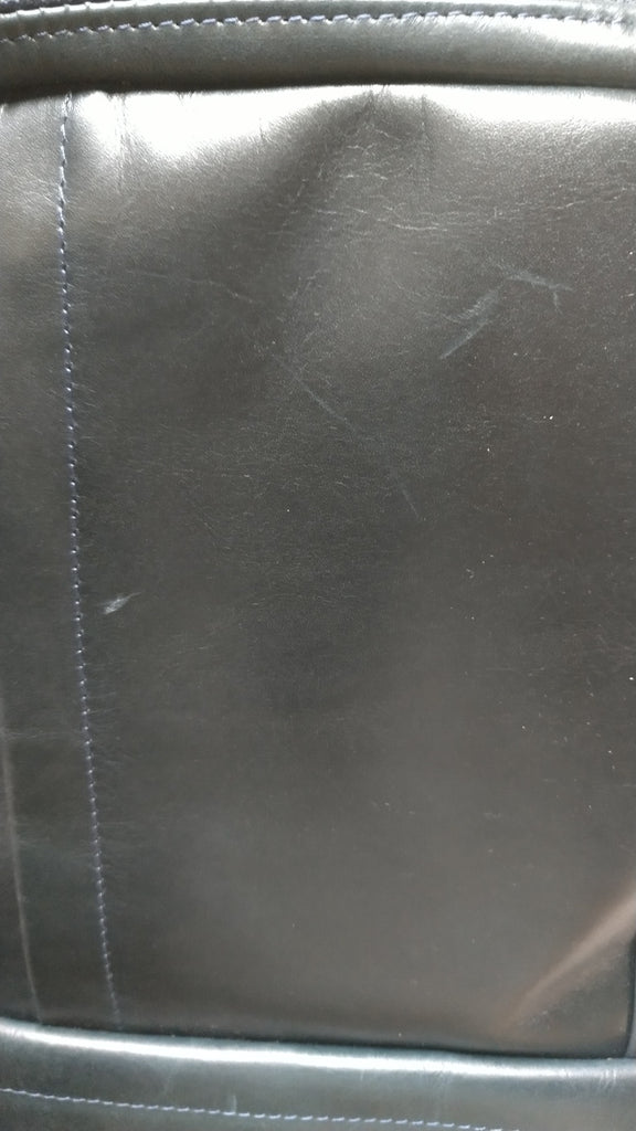 【訳アリ品】豊岡製／日本製／牛革／レザー／リュック／革リュック／蒸れ軽減／ネイビー色／505069【期間限定】