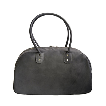 【訳アリ品】日本製／国産／馬革／レザー／ソフト／マジソン型／ボストン／懐かしい／557194／グレー色