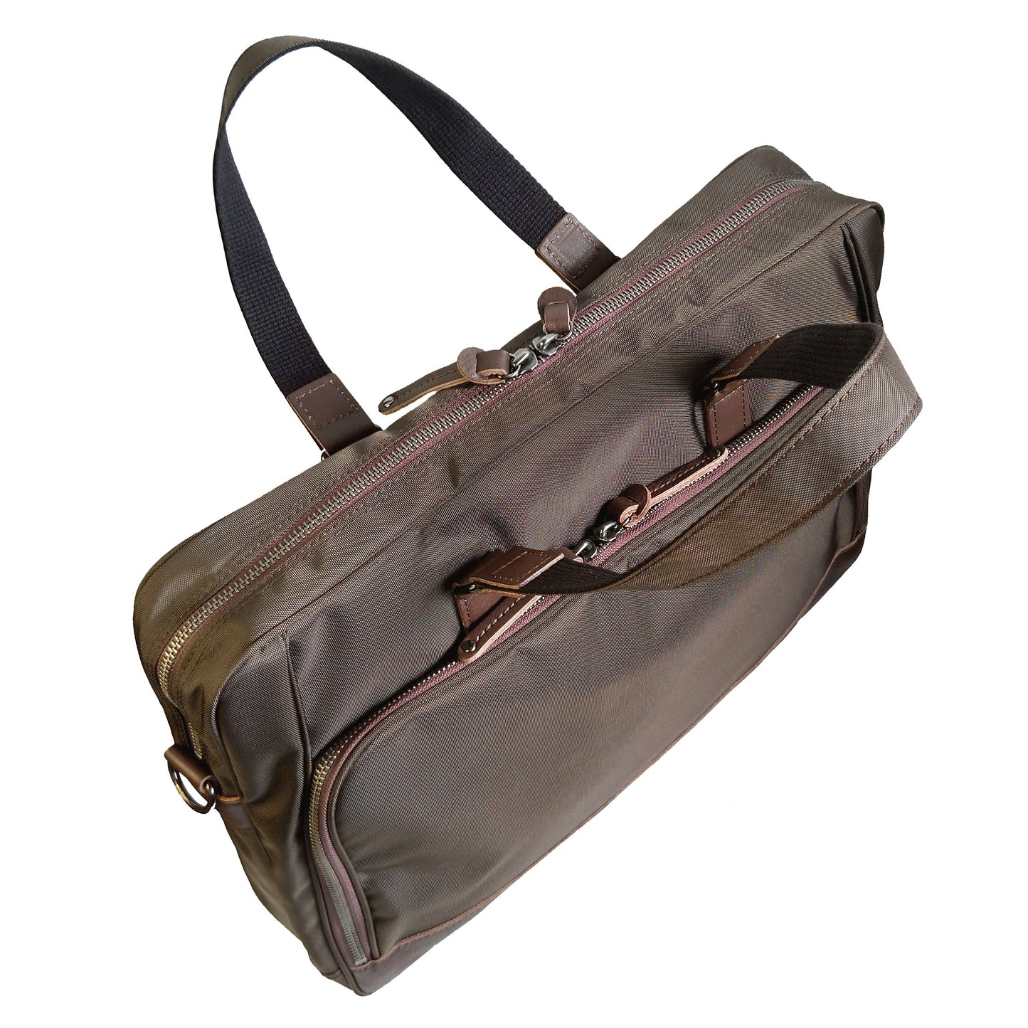 【鎧布】日本製／鎧布／GAIFU／A4ファイル対応／PC対応／2way／40cm／スリム／ビジネス／ビジネスバッグ／１ルーム／キャリー装着可／アウトポケット／557206／Bluffpop【在庫限り】