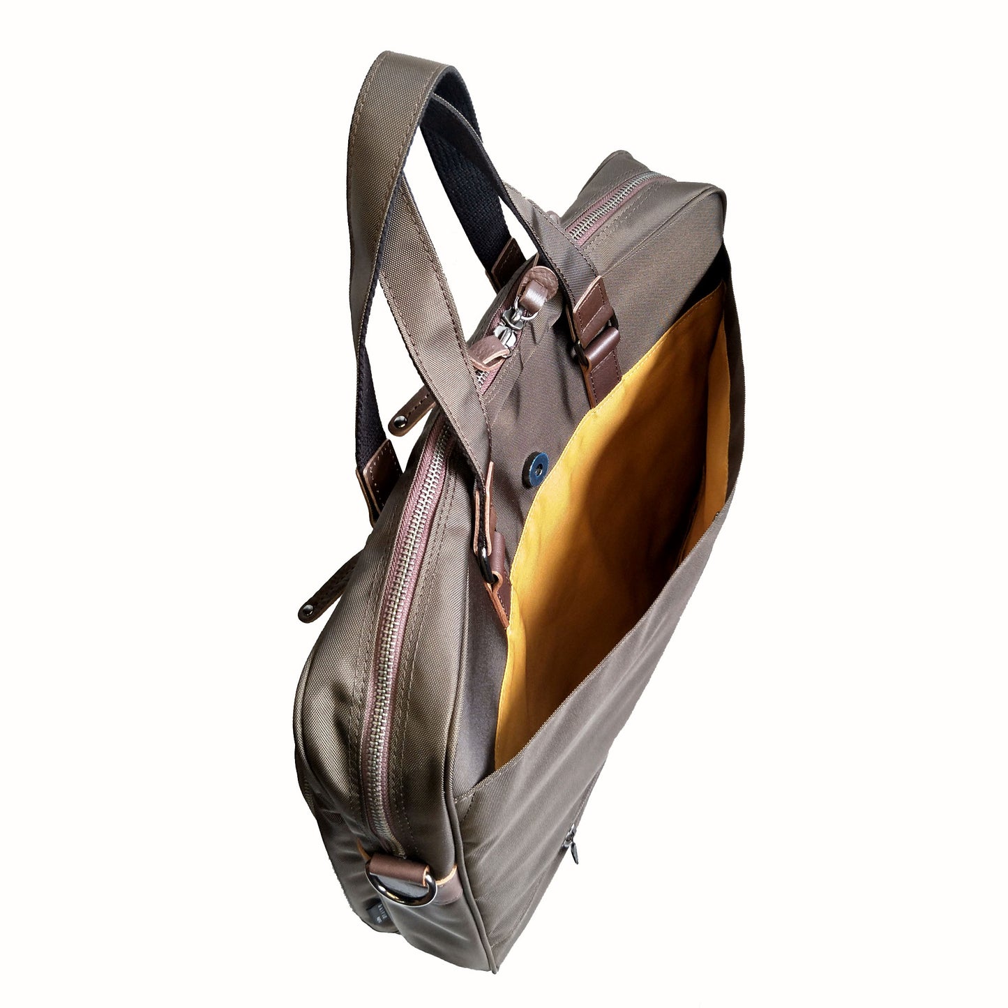 【鎧布】日本製／鎧布／GAIFU／A4ファイル対応／PC対応／2way／40cm／スリム／ビジネス／ビジネスバッグ／１ルーム／キャリー装着可／アウトポケット／557206／Bluffpop【在庫限り】