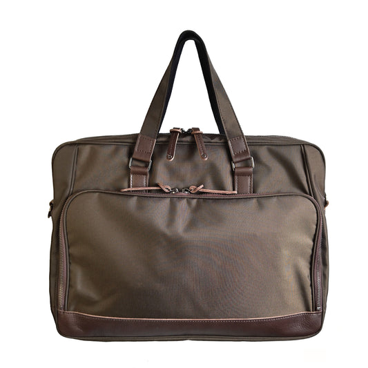 【鎧布】日本製／鎧布／GAIFU／A4ファイル対応／PC対応／2way／40cm／スリム／ビジネス／ビジネスバッグ／１ルーム／キャリー装着可／アウトポケット／557206／Bluffpop【在庫限り】
