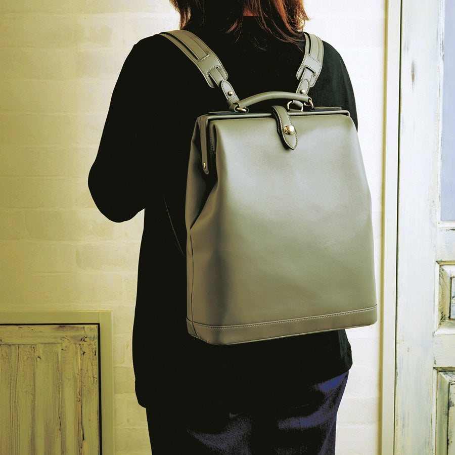 【豊岡鞄®認定品】豊岡製／日本製／国産／人工皮革／竹／間伐竹／ビーガン／リュック／ダレスリュック／ダレス／タテ型／563010／全５色／KANEDAITO【2026年1月末発売予定】