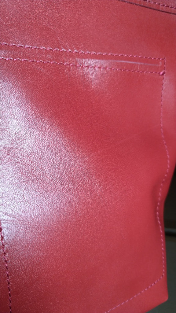 【訳アリ品】日本製／牛革／レザー／ショルダーバッグ／口折れショルダー／A4対応可／男女兼用／赤／レッド色／557102【現品限り】