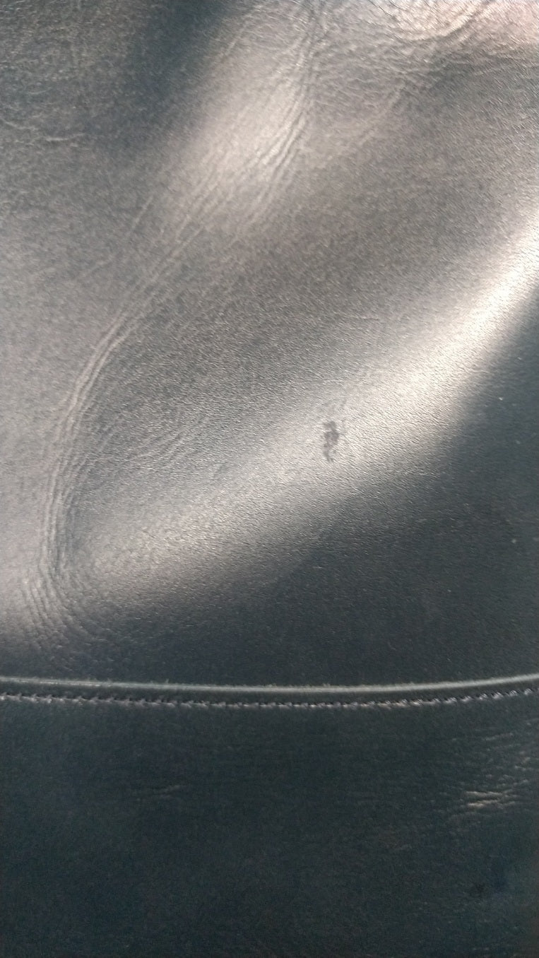 【訳アリ品】日本製／国産／豊岡製／牛革／レザー／トートバッグ／中仕切り付／ウレタン入り中仕切り／大きめ／557103／ネイビー／紺色／Bluffpop【リニューアル型】