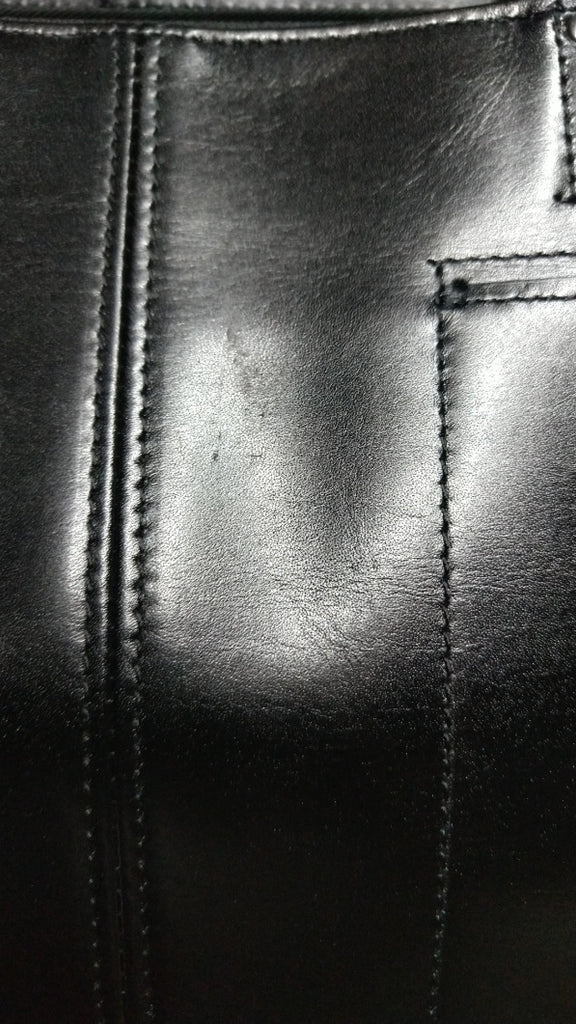 【最後の１本】日本製／国産／牛革／レザー／革製／ミニマル派／小さめ／普段使い／トートバッグ／小寸／ダウンサイジング／557110／ブラック／黒色／Bluffpop【訳アリ品】