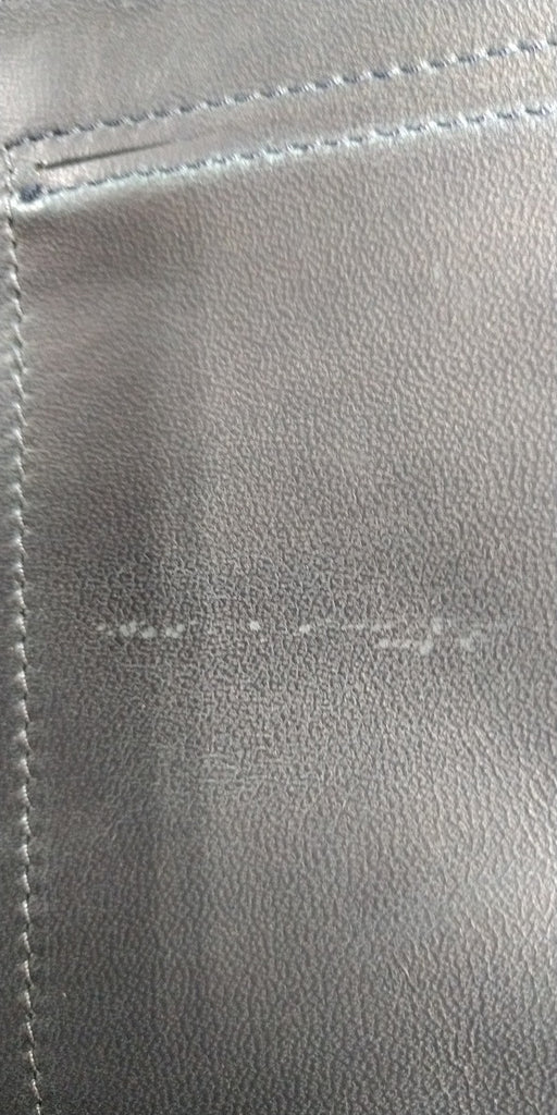 訳アリ品①／日本製／国産／馬革／革／ネイビー／紺色／細マチ／薄型／スリム／手提げ／ブリーフ／ 557131