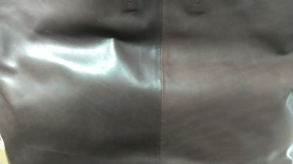 【訳アリ品】日本製／国産／馬革／２WAYバッグ／手提げ／ショルダー／ブラウン／チョコ色／大き目／557193