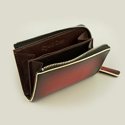 【訳アリ品】海外製／牛革／レザー／小銭入れ／コインケース／カードホルダー／箱入り／レッド／赤色／2026年ラッキーカラー／154002