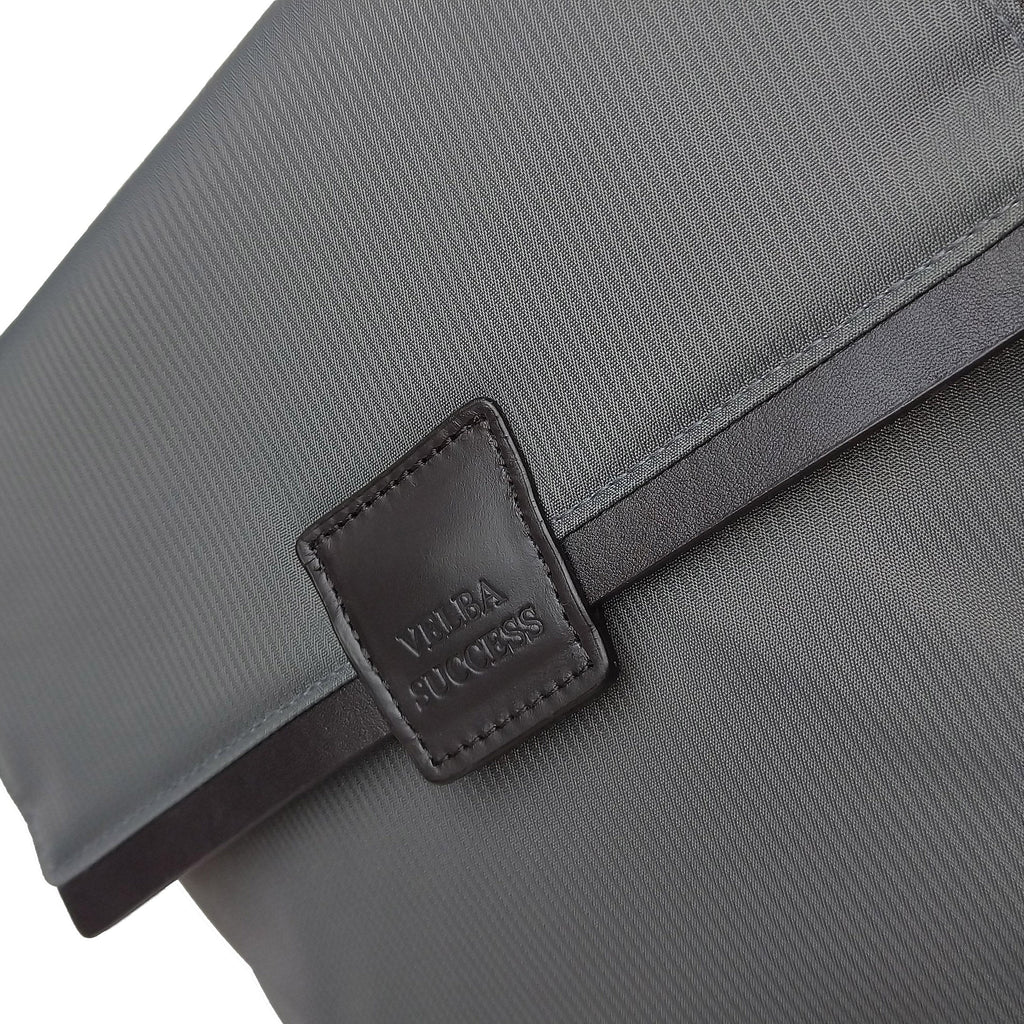 【年末年始セール限定】海外製／テフロン加工／撥水／ヨコ型／カブセショルダーＬ／グレー色／126026【数量限定】