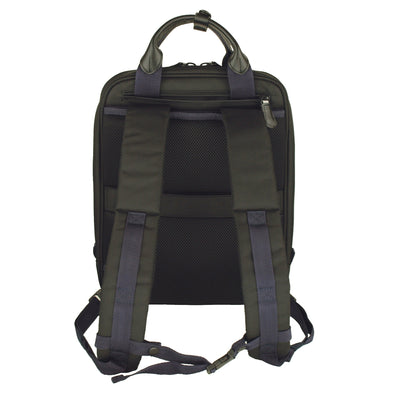 【訳アリ品】海外製／PC対応／自転車対応／A4対応／薄型／スリム型／２WAY／リュック／手提げ／ハンドル付／ブラック／黒色／126029