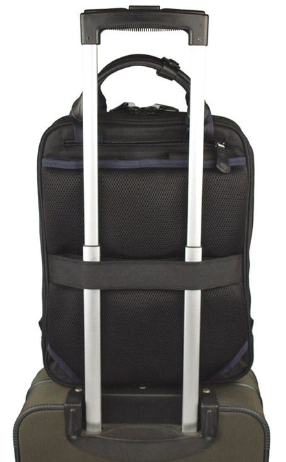 【訳アリ品】海外製／PC対応／自転車対応／A4対応／薄型／スリム型／２WAY／リュック／手提げ／ハンドル付／ブラック／黒色／126029