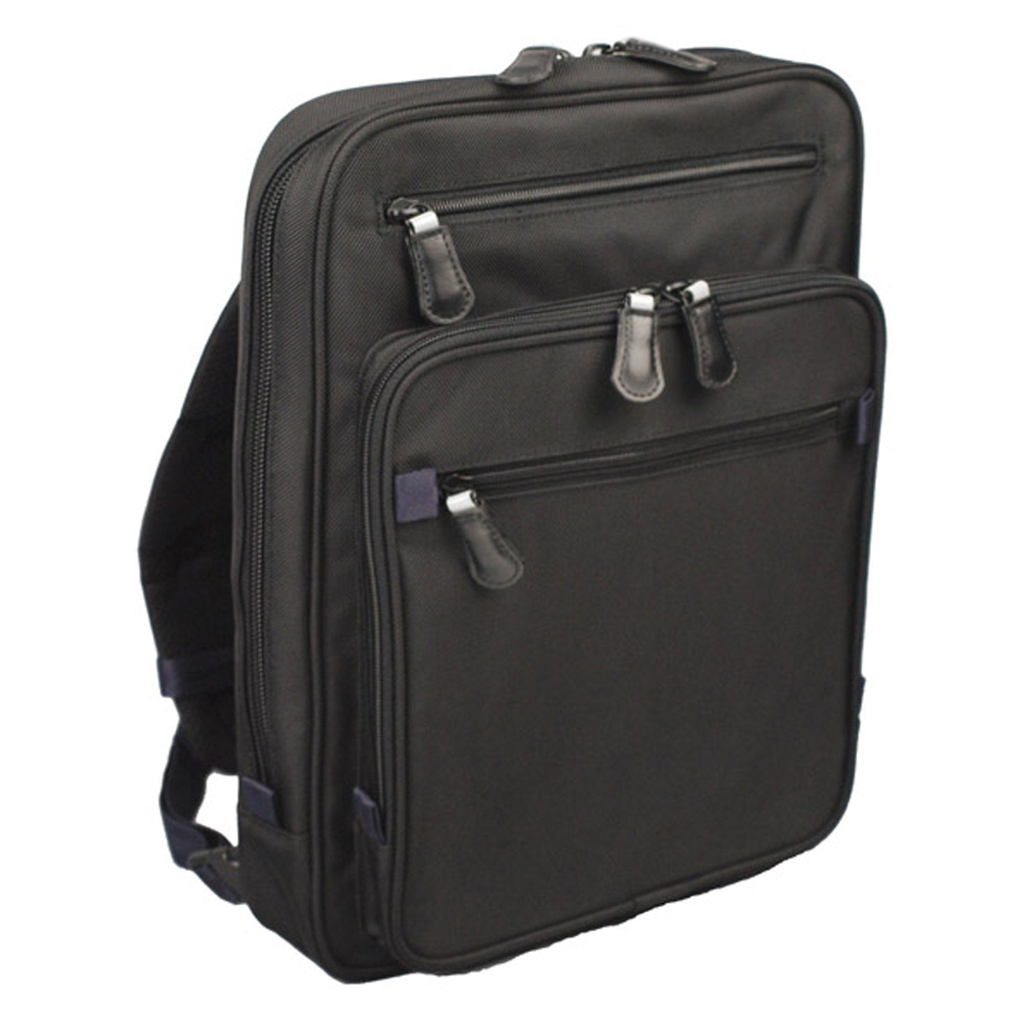 【訳アリ品】海外製／PC対応／自転車対応／A4対応／薄型／スリム型／２WAY／リュック／手提げ／ハンドル付／ブラック／黒色／126029