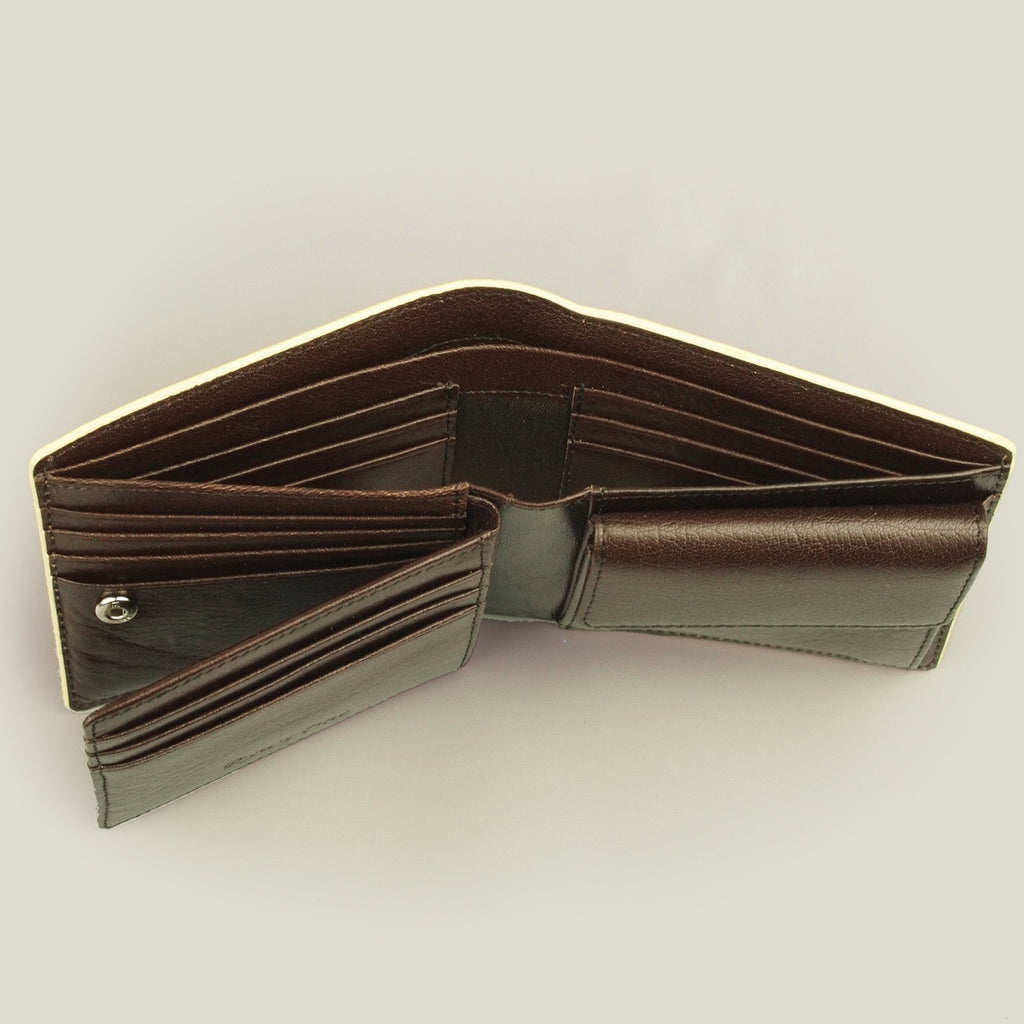 【EC限定】二つ折り財布／海外製／牛革／厚め／カード入れ多／レッド／赤色／154003【売り切れ御免】
