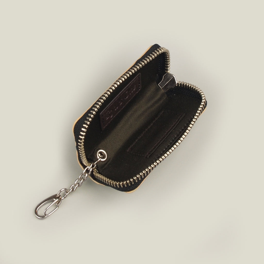 【訳アリ品】海外製／マルチケース／牛革／レザー／小物入れ／USB／印鑑／アクセサリー／常備薬／グリーン／緑色／2025年ラッキーカラー／154010