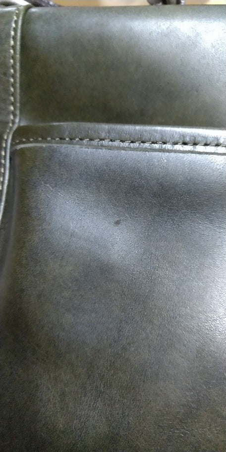 【訳アリ品】豊岡製／日本製／国産／牛革／レザー／ダレスバッグＳ／ショルダーバッグ／505046／グリーン／緑色／カーキ色【期間限定】