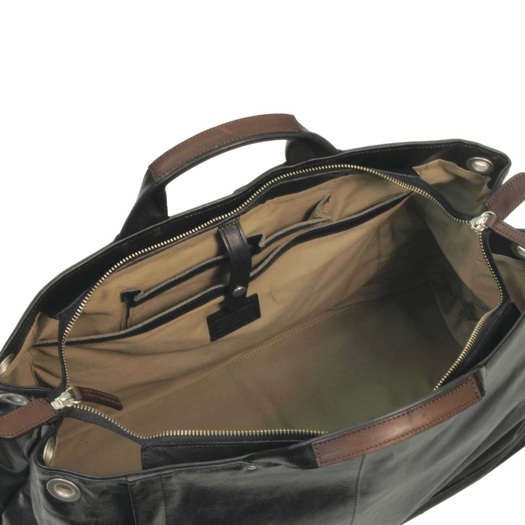 【訳アリ品】豊岡製／日本製／牛革／レザー／ボストンバッグ／旅行／出張／ブラウン／チョコ色／505057